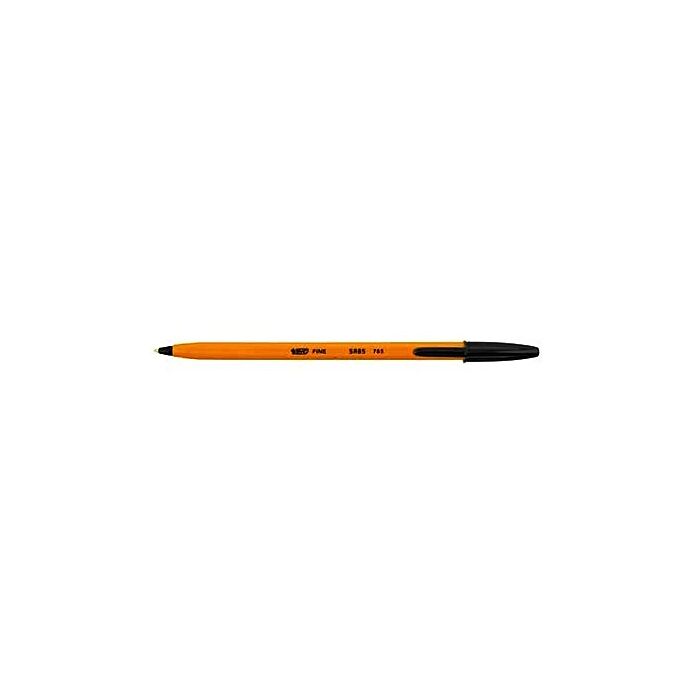 Bic Pen Orange Fine Black Box-60