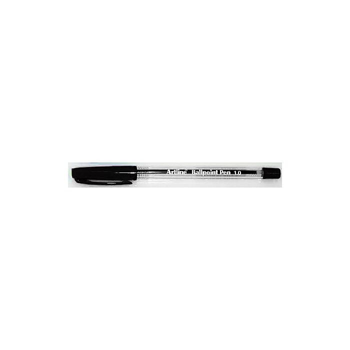 Artline EK8210 Ballpoint Pen 1.0mm - Black Box-50