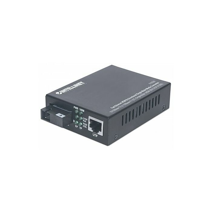 Intellinet Fast Ethernet WDM Bi-Directional Single Mode Media Converter
