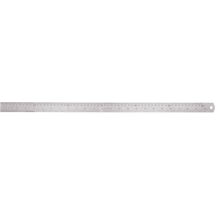 Treeline 60cm Steel Ruler