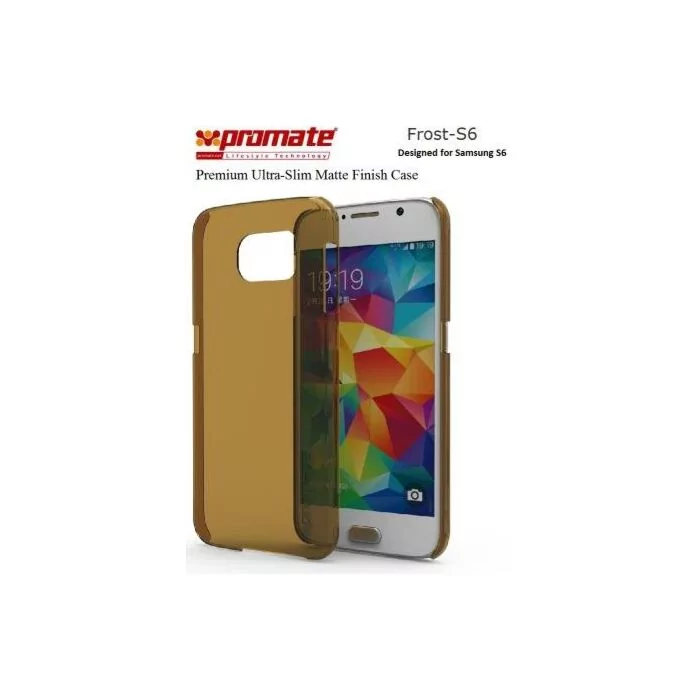 Promate Frost-S6 Premium Ultra-Slim Matte Finish Case - Gold