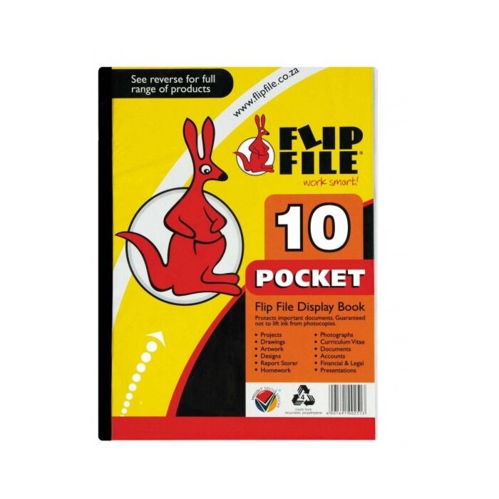 Flip File A4 10 Pocket
