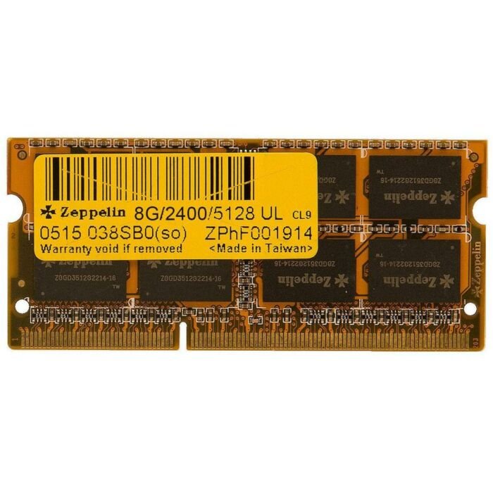Zeppelin DDR4 8GB SO PC2400 1GBx8 8IC