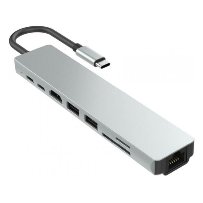 USB-C HUB HDMI + USB3.0 + LAN + SD REA