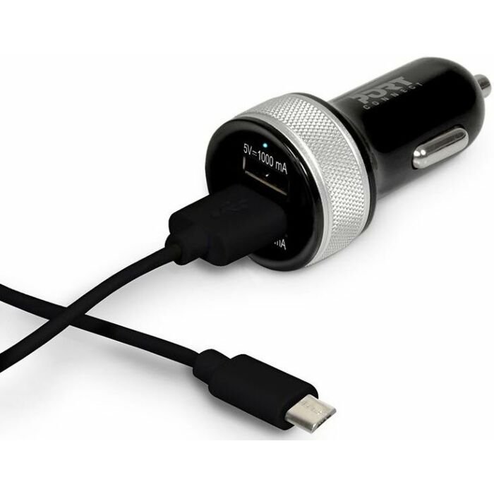 Port 2 USB & Micro USB Car Charger