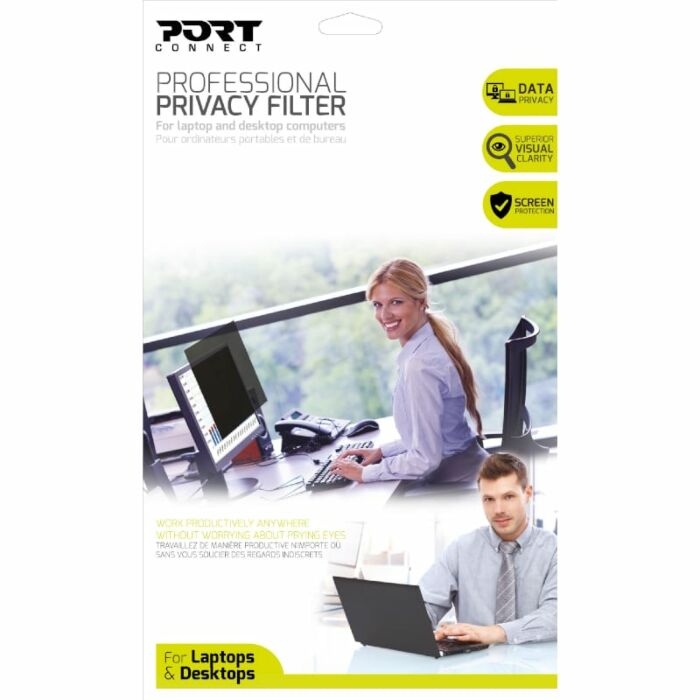 Port Designs Privacy Filter 2D Gold 14 Laptop