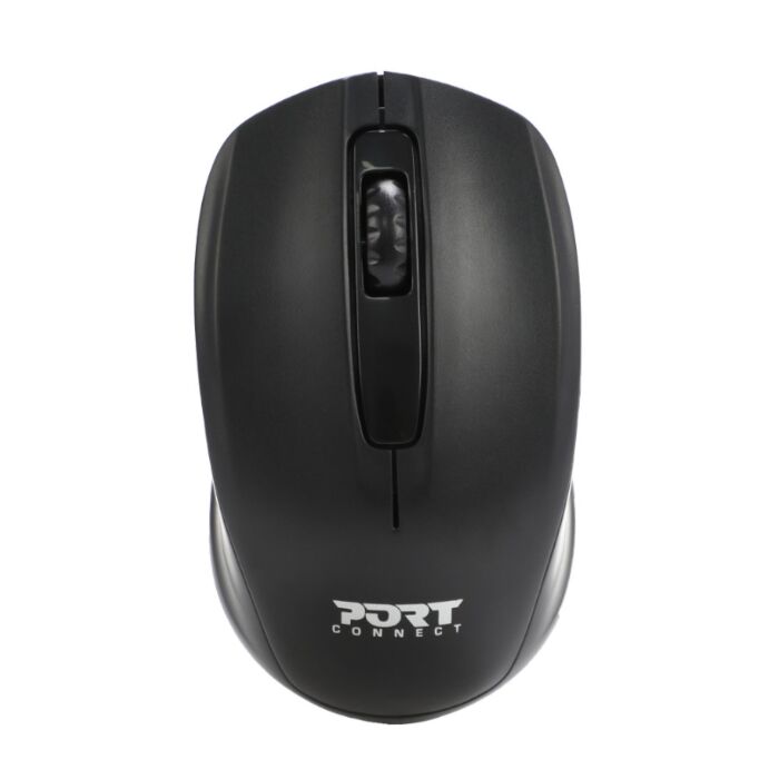Port Connect Wireless Mouse 1000DPI - Black