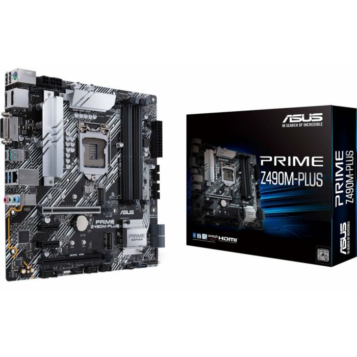 Asus Prime Z490M-Plus Z490 Chipset Gen 10 LGA 1200 Motherboard