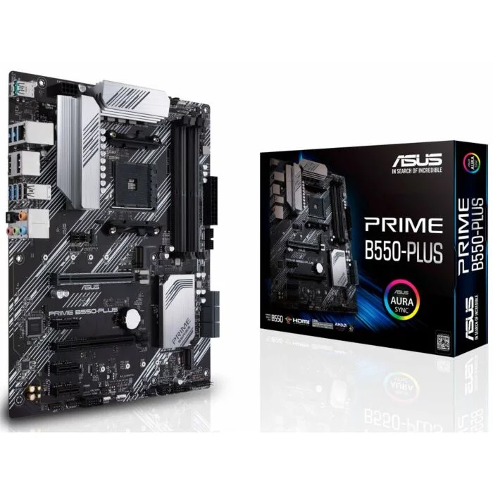 Asus Prime B550-Plus B550 Chipset AMD Ryzen AM4 Socket Motherboard