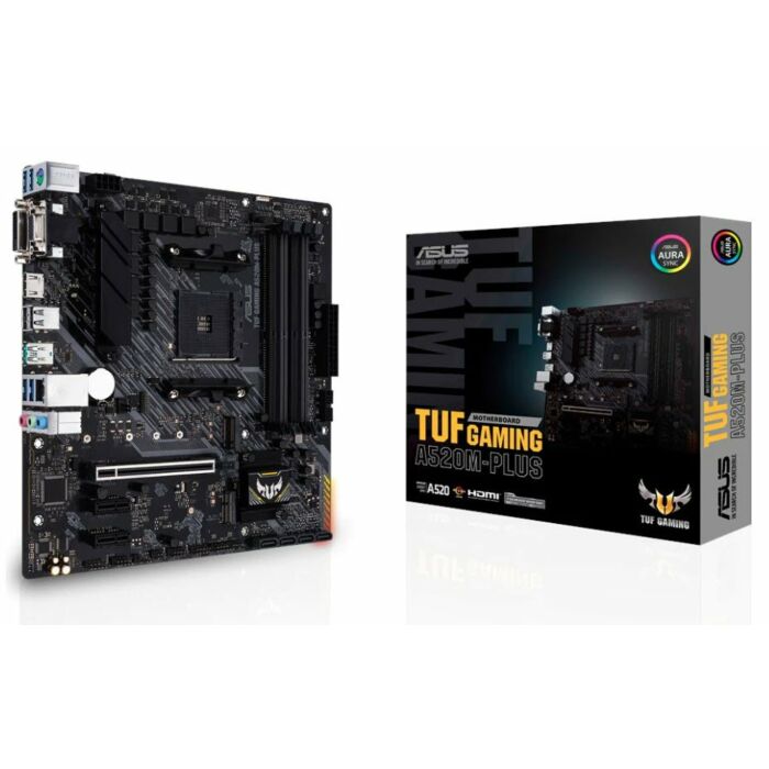 Asus TUF Gaming A520M-Plus A520 Chipset AMD AM4 Socket Motherboard