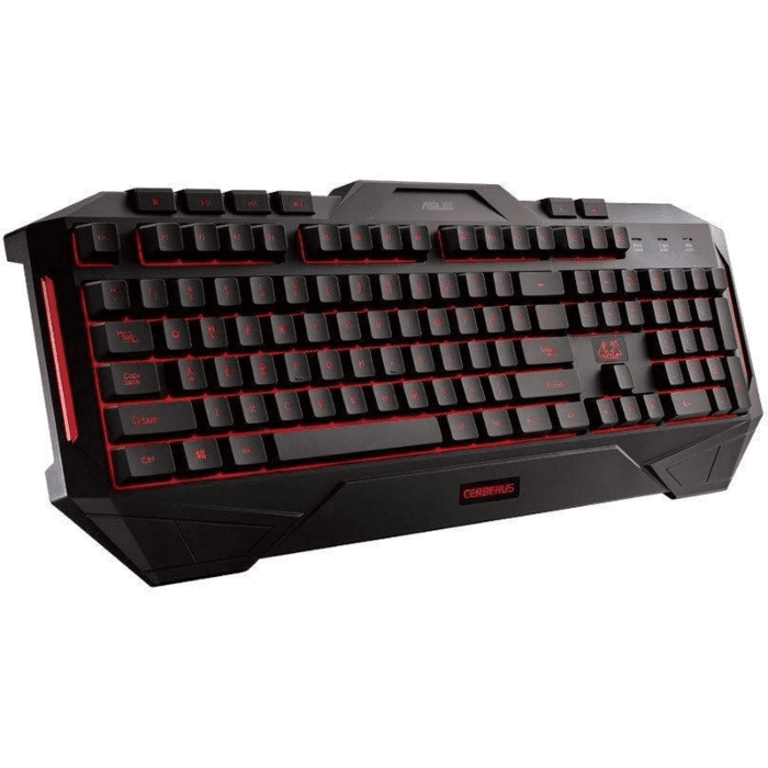 ASUS Cerberus Led Backlit Gaming Keyboard Black 90YH00R1-B2UA00