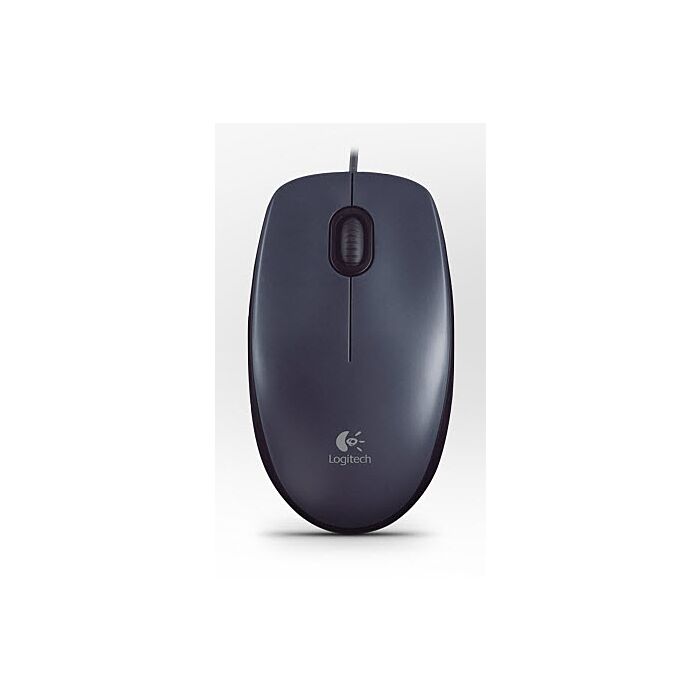 Logitech M90 Corded USB Mouse Grey