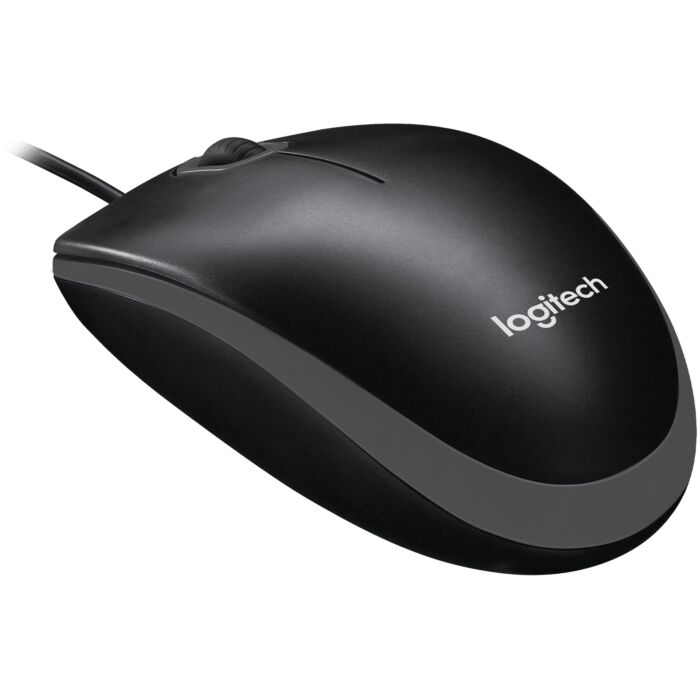 Logitech B100 optical USB Mouse - Black