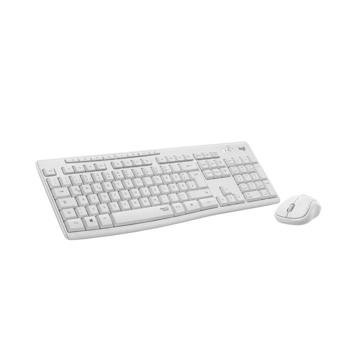 Logitech MK295 Silent Wireless Keyboard and Mouse Combo - White
