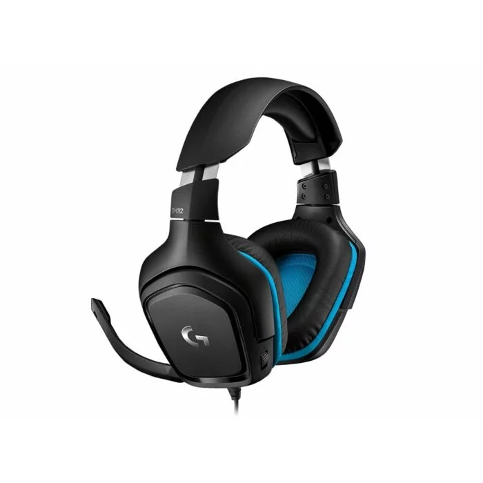 Logitech G432 7.1 Virtual Surround Sound Black/Blue Gaming Headset