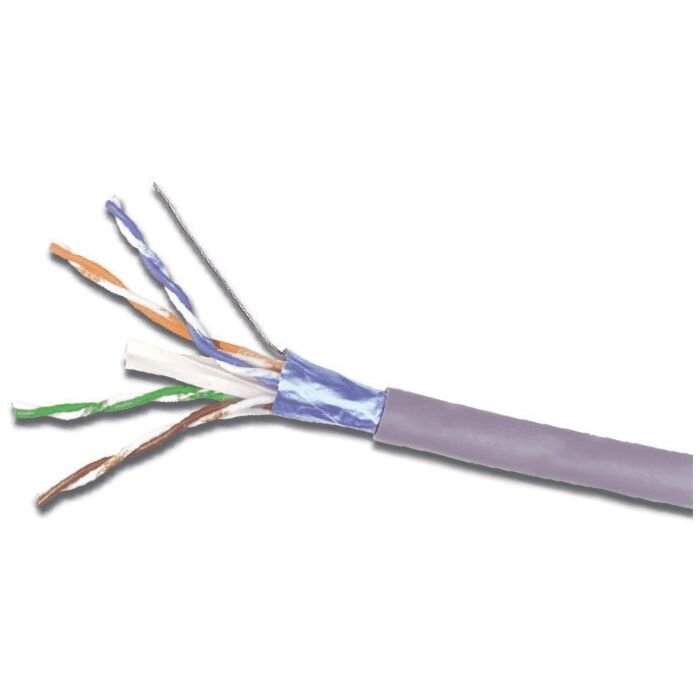 Siemon Cat 6A F/UTP LSOH-1 23AWG - 500m violet network cable