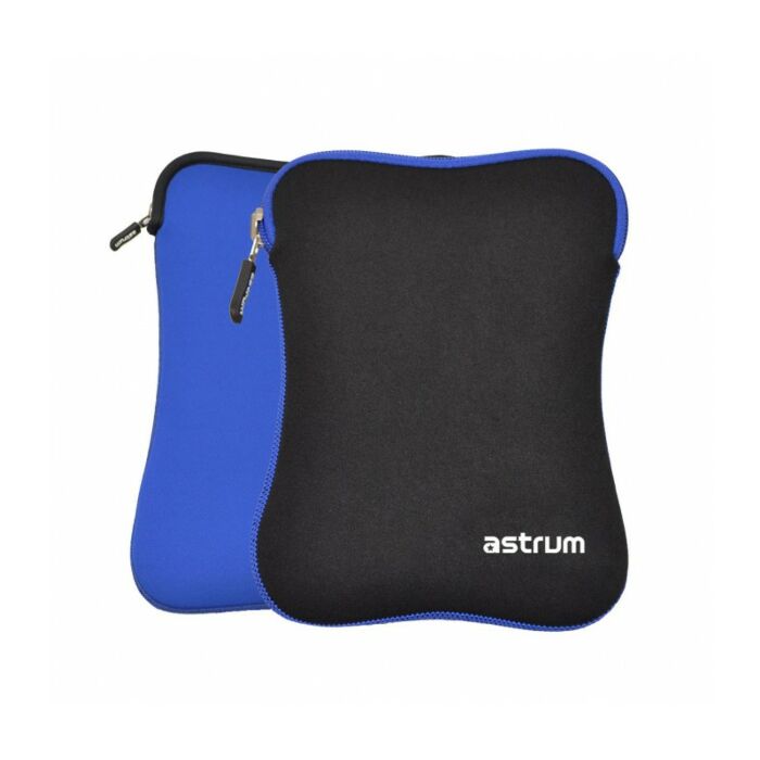 Astrum TS070 7" Slim Neoprene Dual Side Protection Sleeve Black and Blue