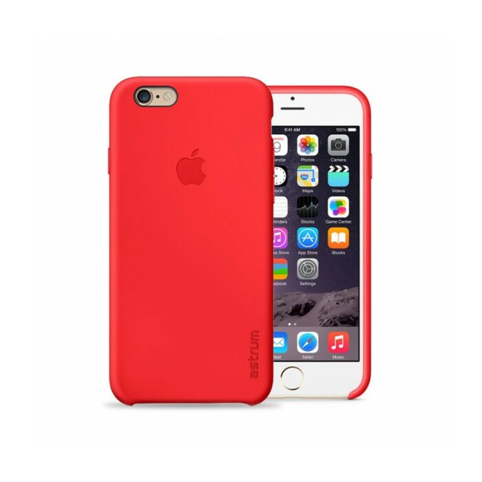 Astrum MC100 Leather iPhone 6/6S Super Slim Case Red