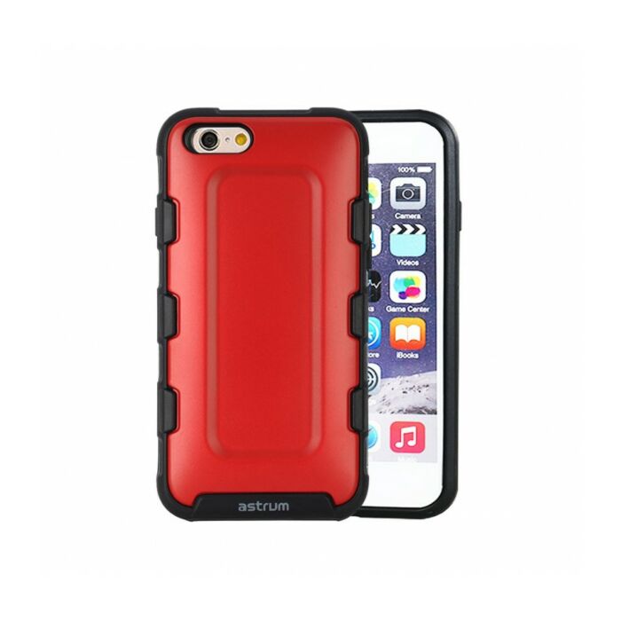 Astrum MC160 iPhone 6/6S Rugged Rubber Case Red