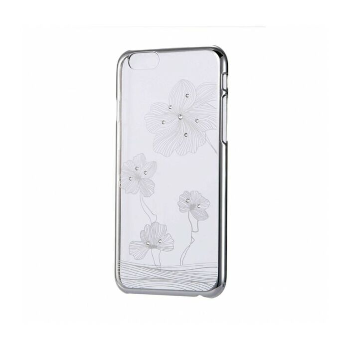 Astrum MC240 Lotus iPhone 6/6S Plus Swarovski Crystal Case Silver