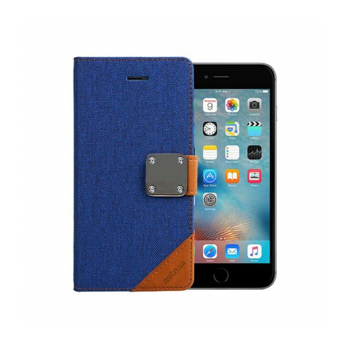 Astrum MC610 Matte Book iPhone 6/6S Flip Cover Blue