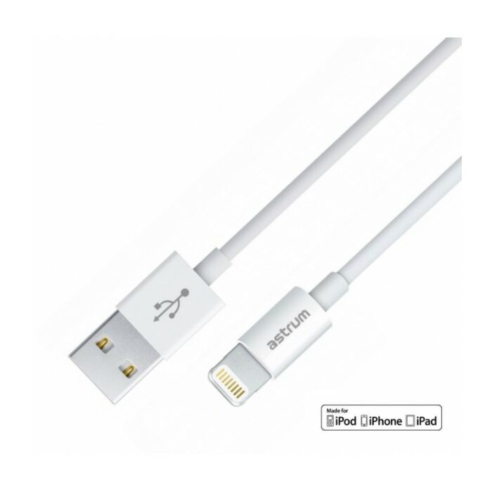 Astrum AC820 8 pin Lightning to USB Charge / Sync MFI Cable