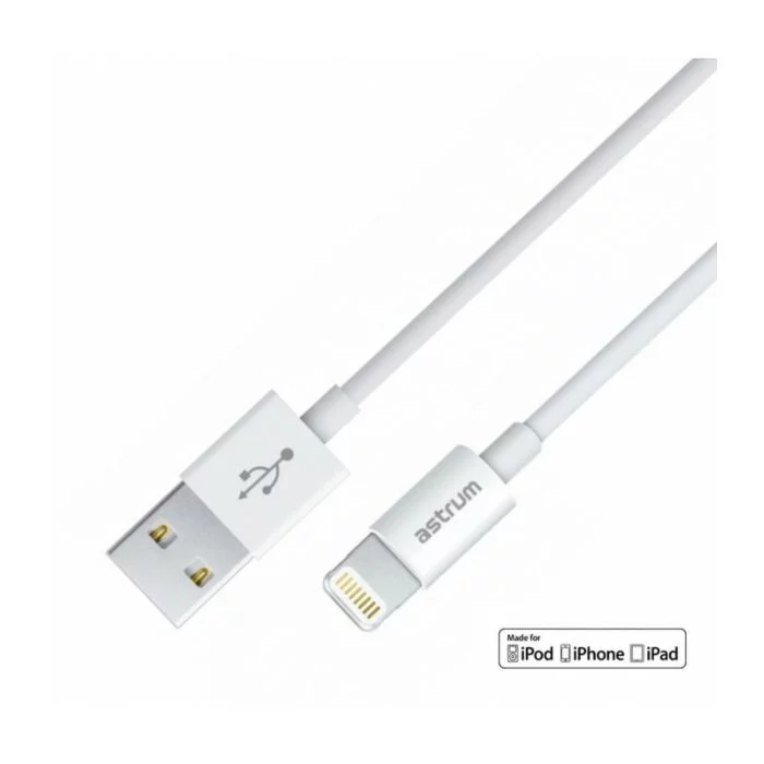Astrum AC820 8 pin Lightning to USB Charge / Sync MFI Cable