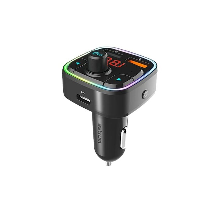 Astrum FM410 wireless car FM Bluetooth transmitter with PD charging & Siri function