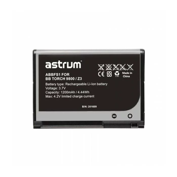Astrum ABBFS1 ABBFS1 For BlackBerry TORCH 9800/ Z3 / FS-1 1200mAH