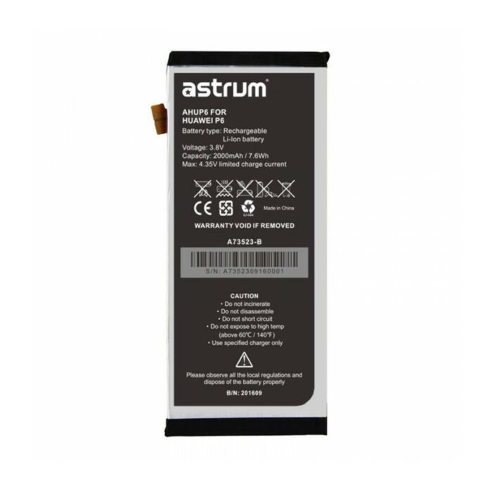Astrum AHUP6 HU Ascend P6 / HB3742A 2000Mah