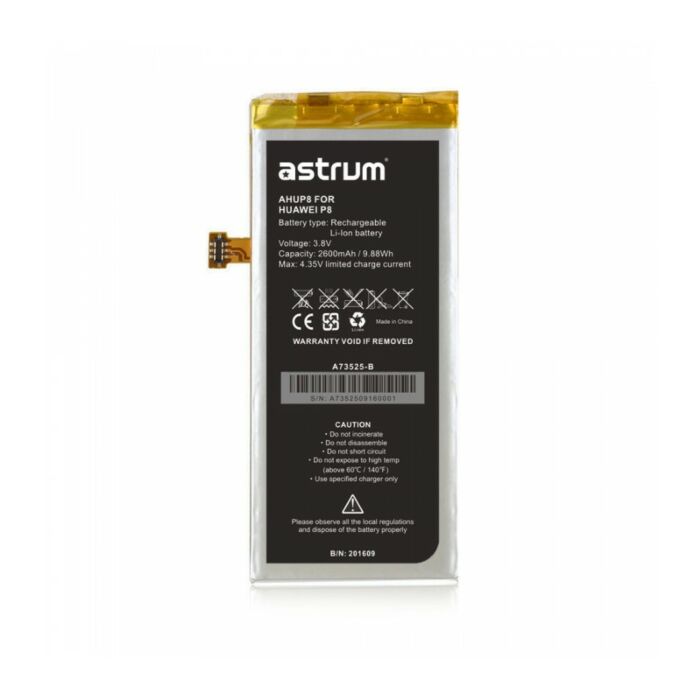 Astrum AHUP8 AHUP8 For HUAWEI ASCEND P8 / HB3447A 2600mAH