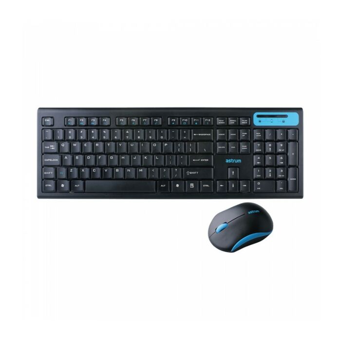 Astrum KW250 Wireless Slim Keyboard + Mouse Combo Black & Blue