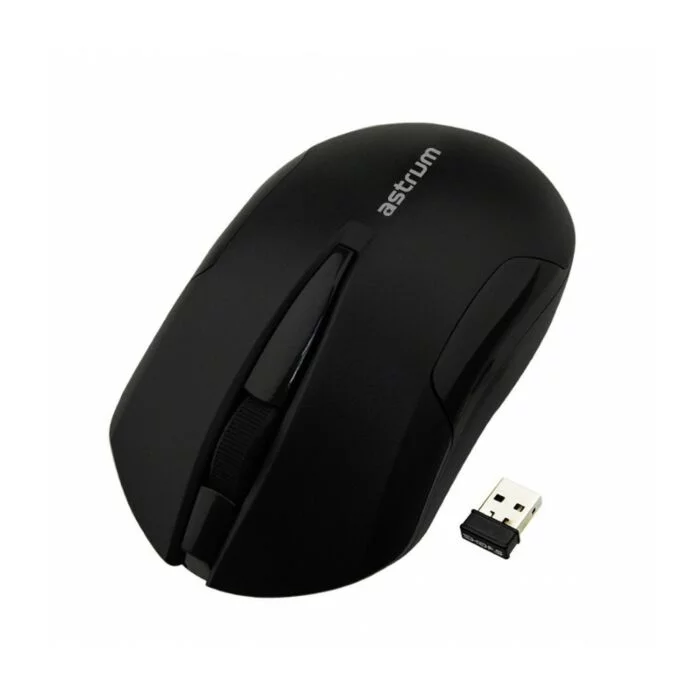 Astrum MW240 Wireless 2.4G Mouse With Nano Receiver Black