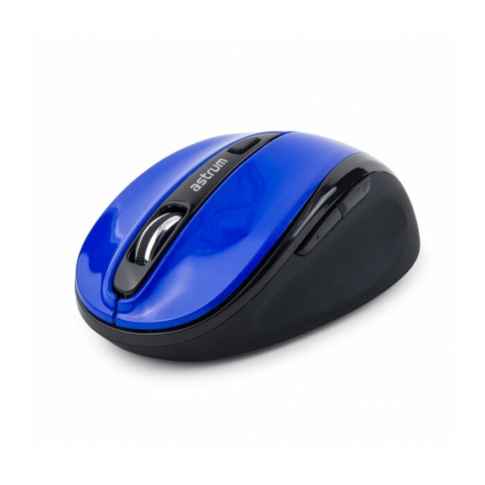 Astrum MW250 Wireless 2.4G 5B Mouse with Nano Receiver Black & Blue