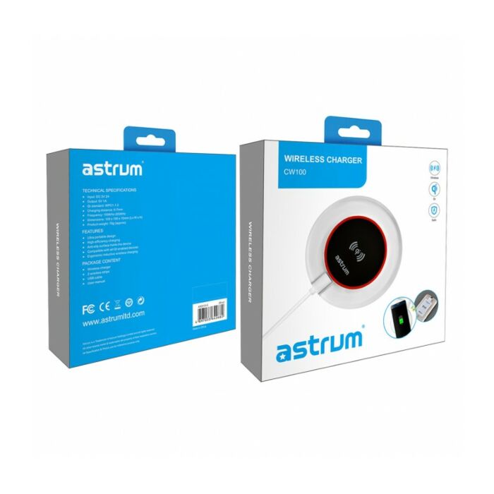 Astrum CW220 Qi Wireless Charging Strip Universal Micro USB