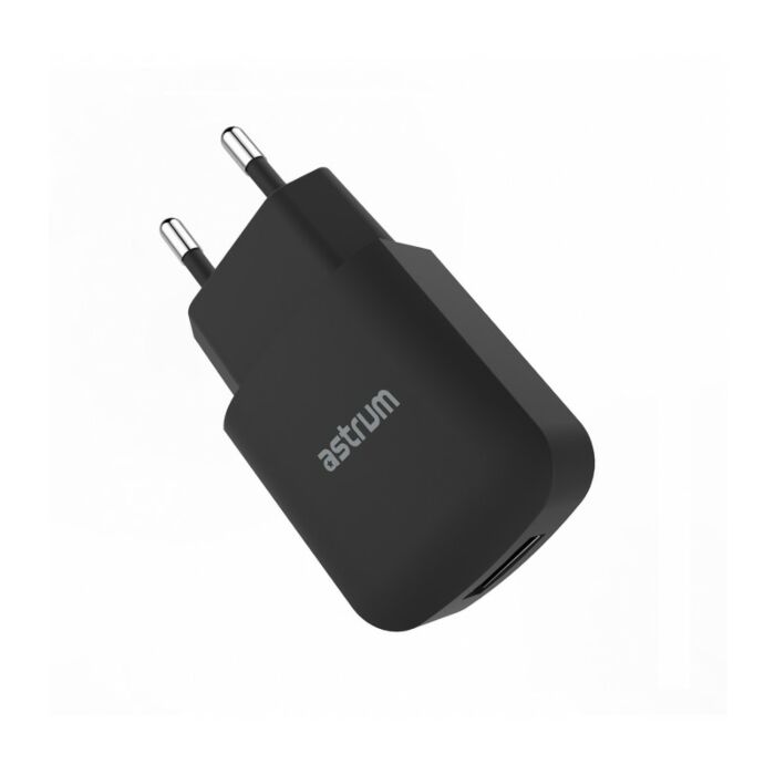 Astrum CH230 Home Charger 5V 2.0A USB Black