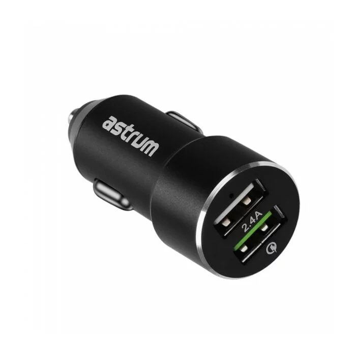 Astrum CC300 Quick Charge Dual USB Car 2.4A Charger