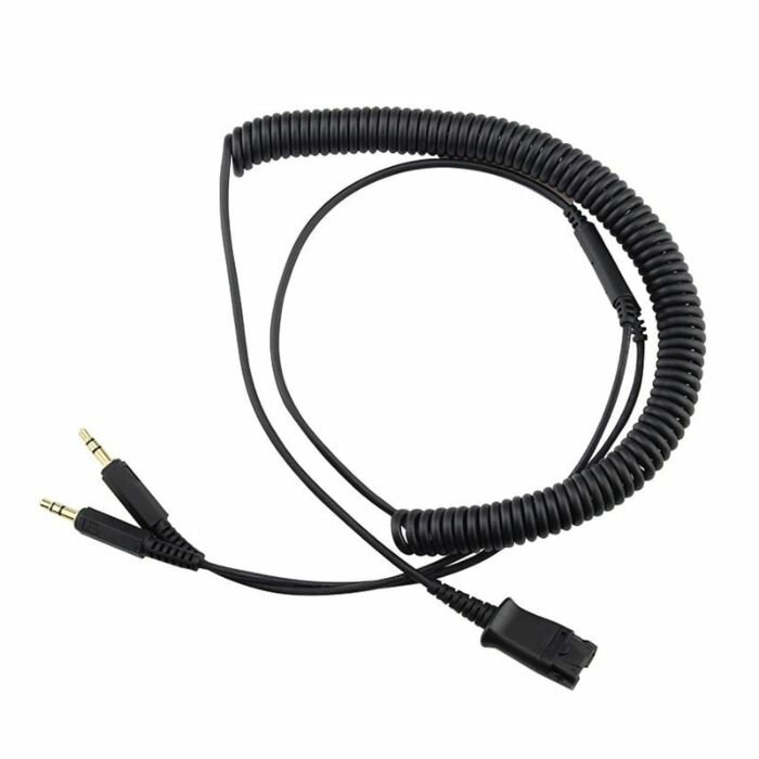 Calltel Quick Disconnect - Dual 3.5mm Jacks Cable