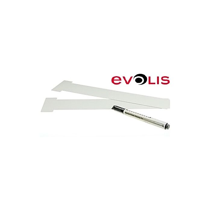 Evolis Complete Cleaning Kit -Includes 2 T-Shaped Cleaning Cards and Cleaning Pen