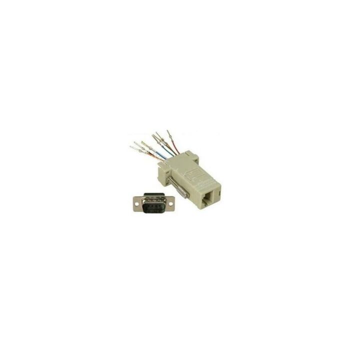 RS232 9PIN Male Serial to RJ45 Convert