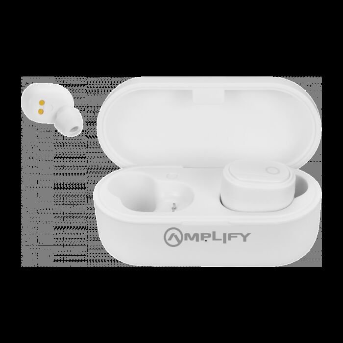Amplify Mobile Series True Wireless Ear Buds White