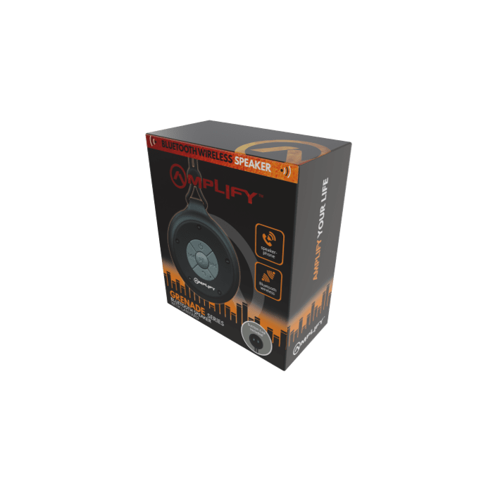 Amplify Grenade Series Bluetooth Speaker - Black