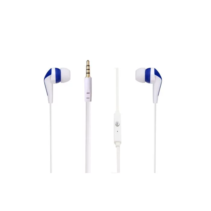 Amplify Earphones with Mic Blue and White