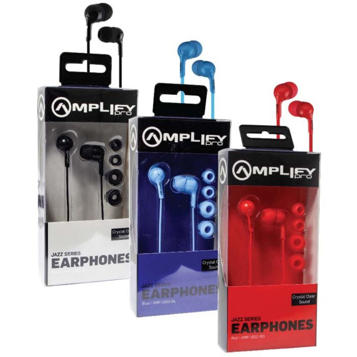 Amplify Pro Jazz Series Earphones - Blue