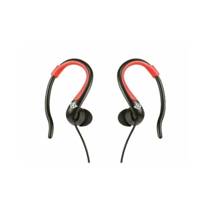 Amplify Sport Rapid series earbuds with pouch - Black and Red
