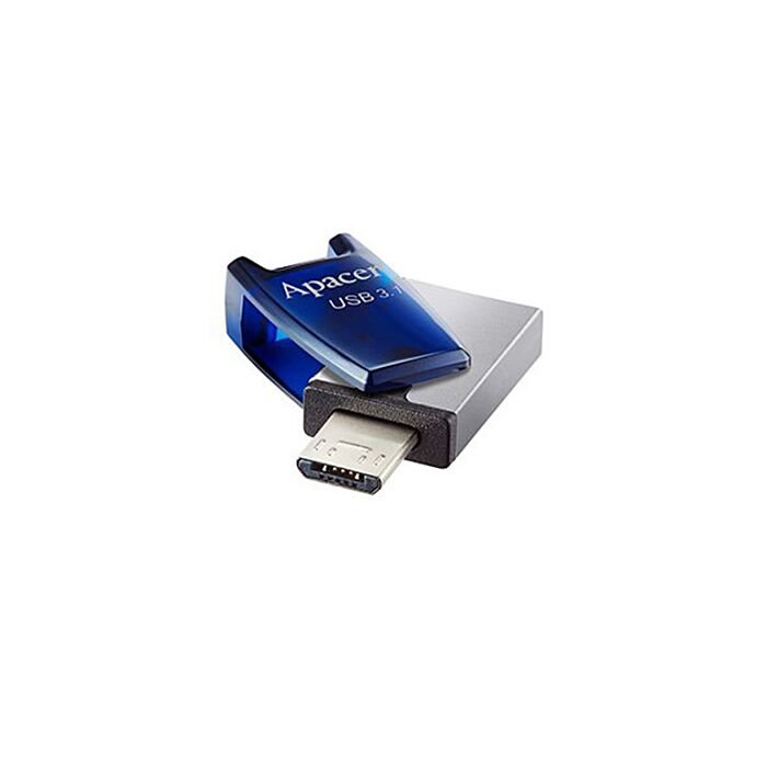 Apacer AH179 (AP64GAH179U-1) 64GB USB 3.1 Mobile Flash Drive (OTG) - Blue
