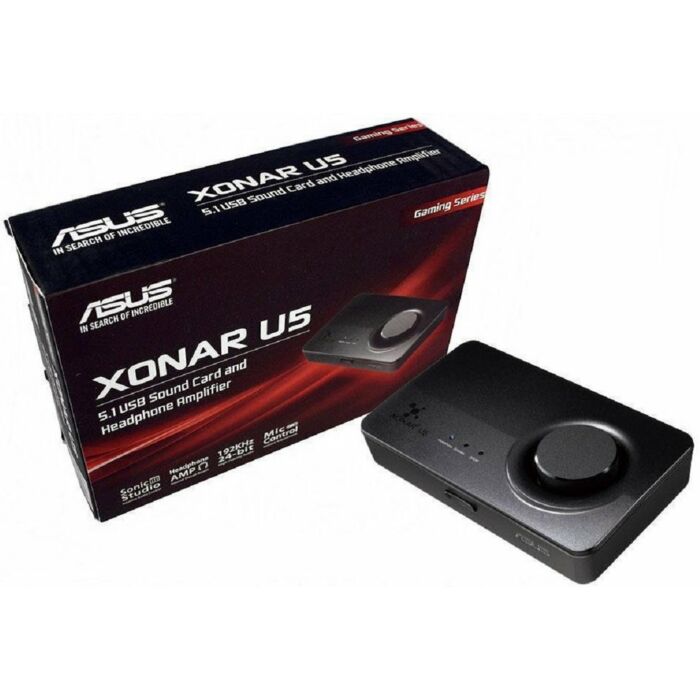 Asus Xonar U5 Compact 5.1-channel USB Sound Card and Headphone amplifier