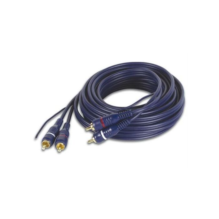 Geeko 2 X RCA Male to Male Audio Cable With Ground