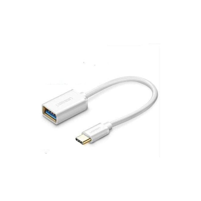 Ugreen Type-C Male To USB 3.0 Type A Female OTG Cable - White