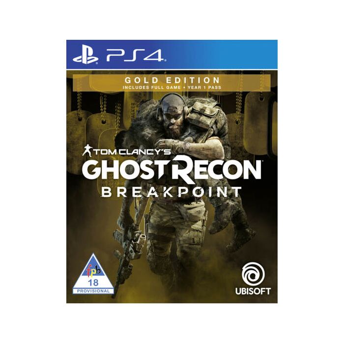 PlayStation 4 Game - Tom Clancy Ghost Recon Breakpoint Gold Edition Retail Box